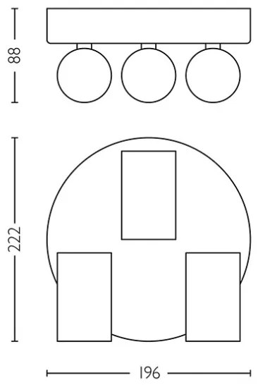 Philips - Fürdőszobai spotlámpa IDRIS 3xGU10/5W/230V IP44 fehér