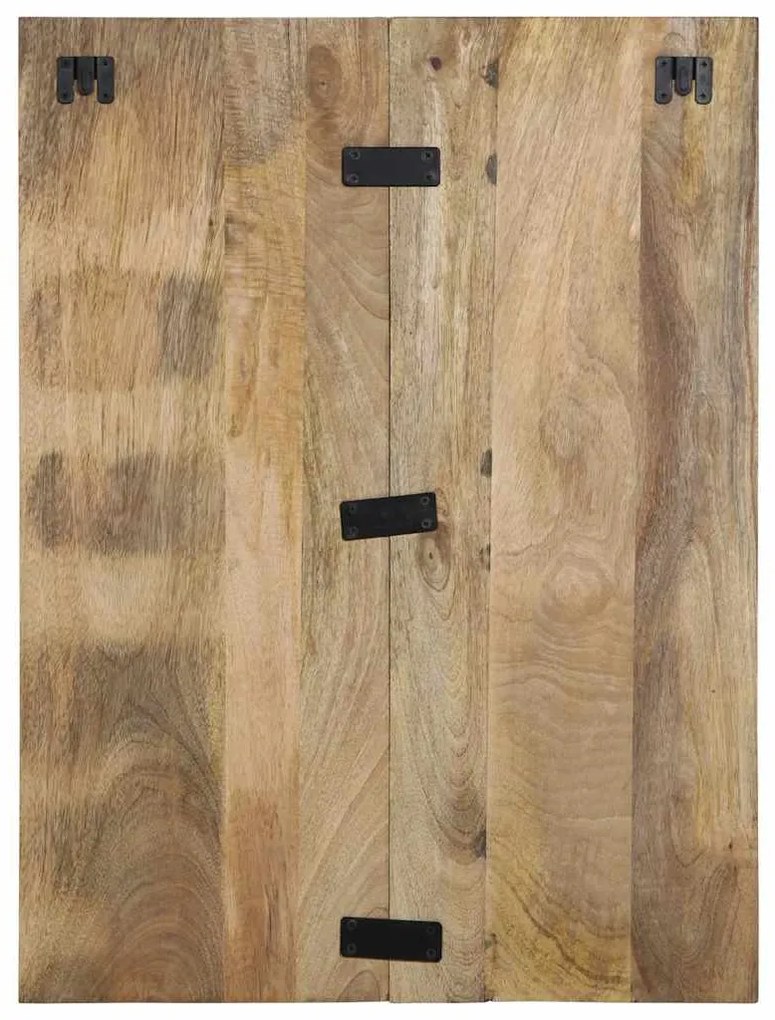 Éjjeli szekrény 60x32x80 cm tömör durva fa mangó
