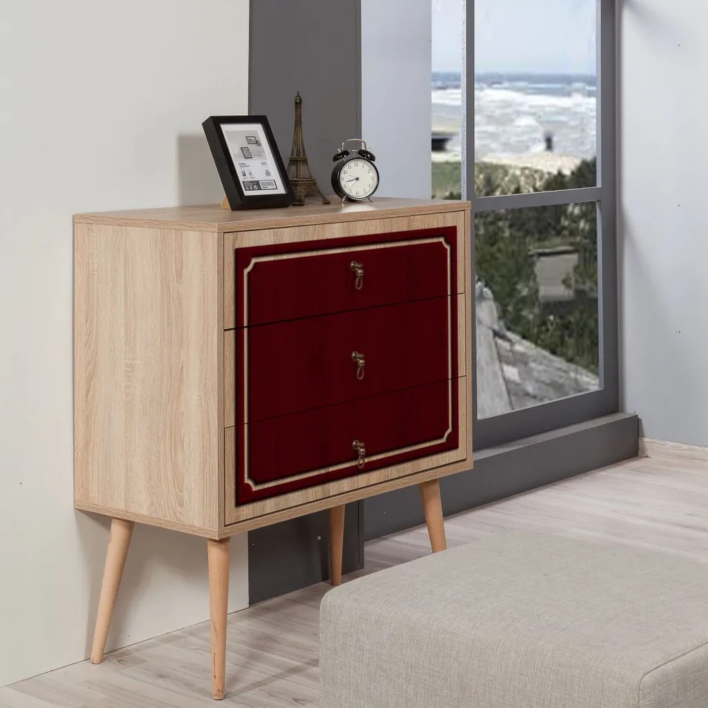 Trio komód, 80 cm – TR869VEL3437