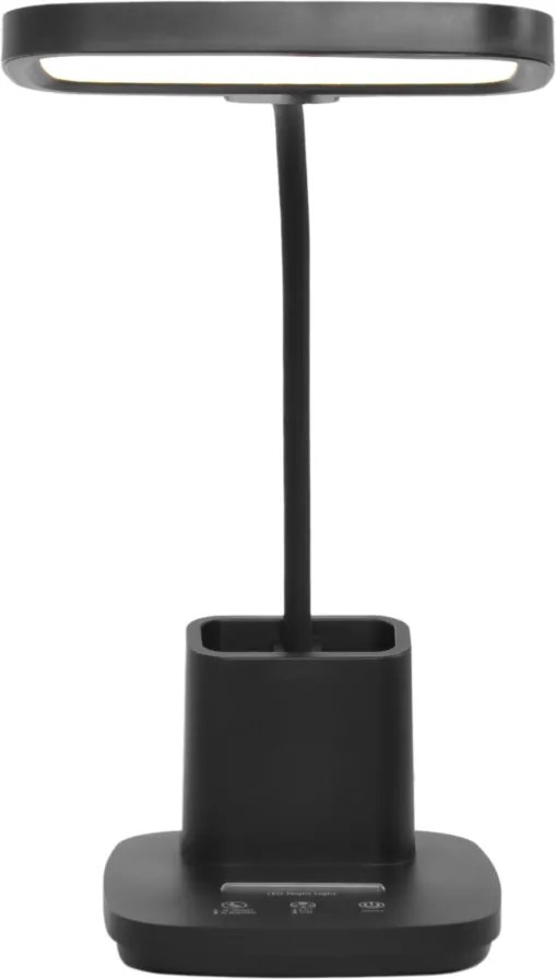 KAJA K-BL1301 CZARNY TOLA Fekete Színű Asztali Lámpa 9W LED 500Lm 3000-5700K IP20
