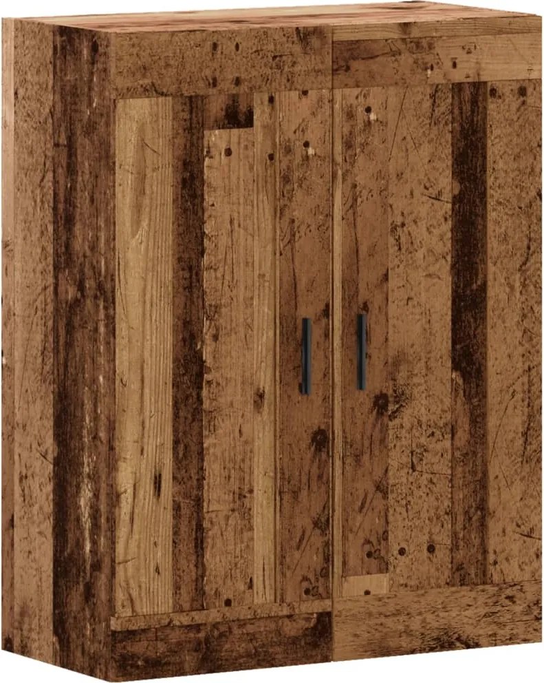 vidaXL antik fa színű szerelt fa fali szekrény 69,5 x 34 x 90 cm