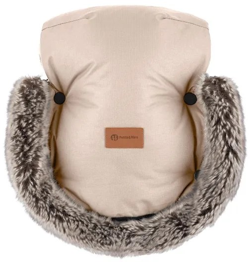 PETITE&amp;MARS - KÉSZLET Baba bundazsák 4 az 1-ben COMFY + babakocsi kézvédők Rózsa Petal