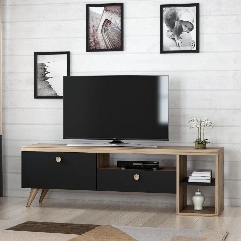 TV asztal Parion Fekete