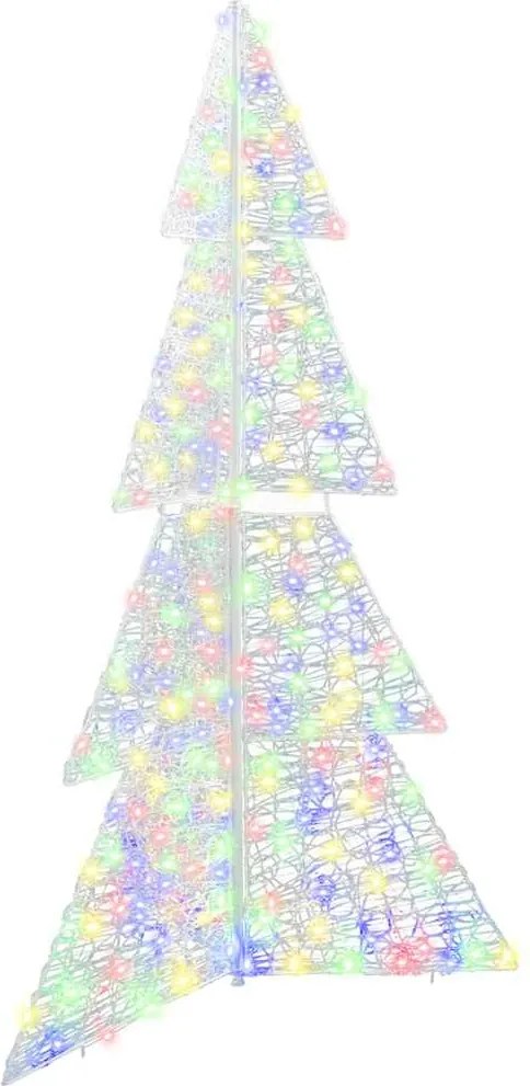 vidaXL Karácsonyfa 240 LED-del Sokszínű 180 cm Akril