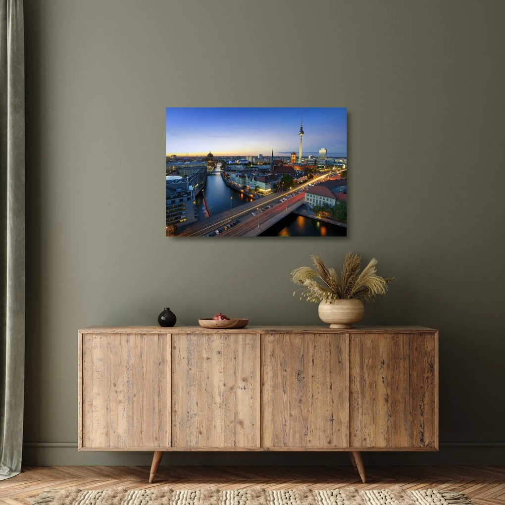 Kép Berlinről (üvegen) (70x50 cm)