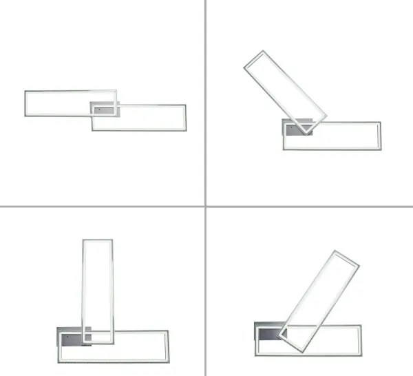 Leuchten Direkt14635-55-LED RGB FELIX 34,5W/230V dimmelhető mennyezeti lámpa+DO