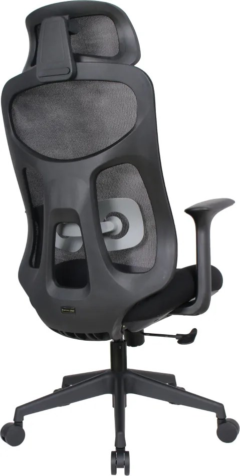 Irodai szék, fekete, teherbírás 150 kg, SULIVAN