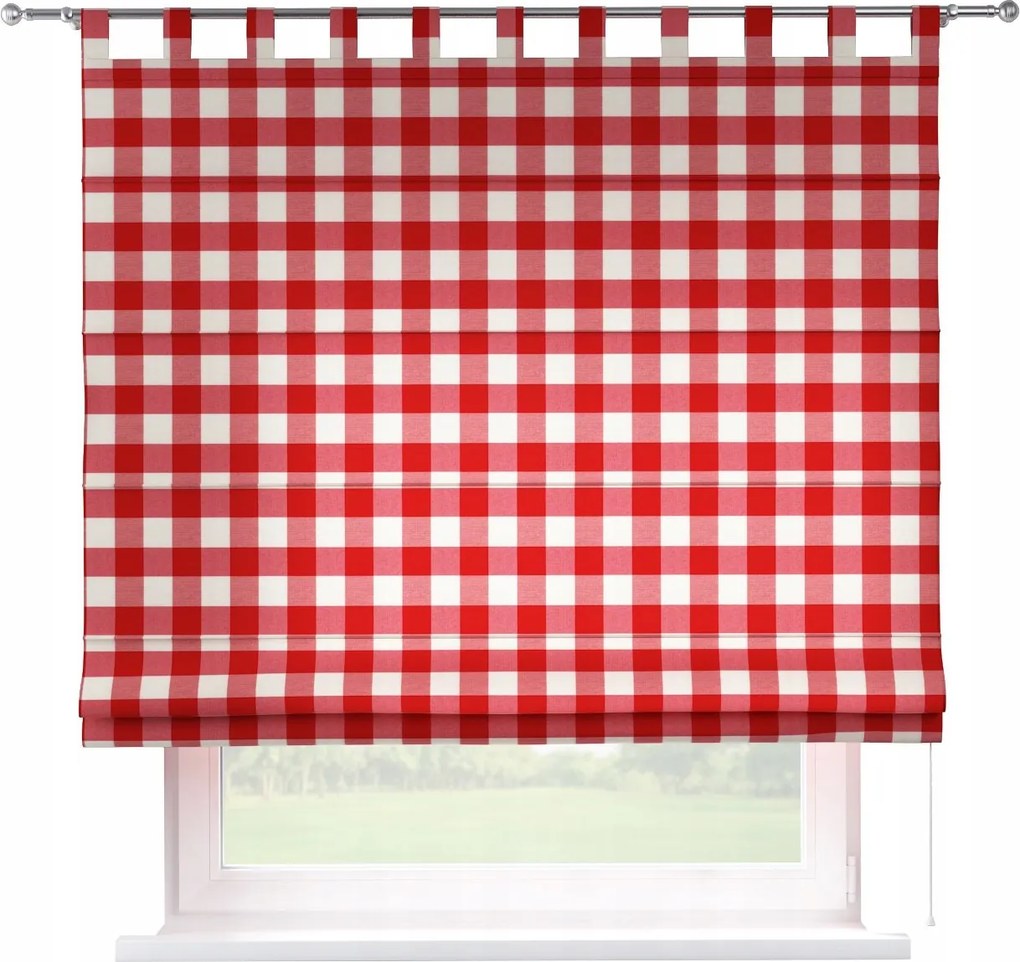 Kész római roló Verona 120x150cm piros