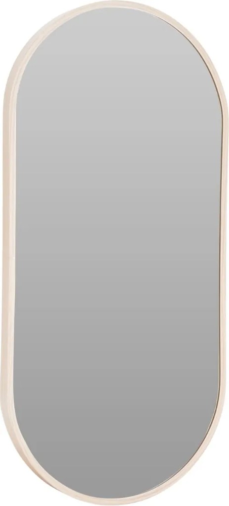 Fali Tükör Ovális alumínium 30x60 cm klasszikus Nappali Akasztós Keretben