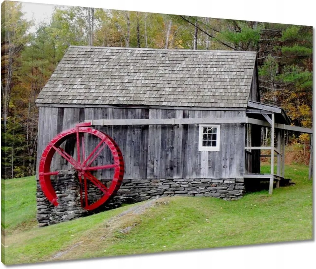 Vászonkép 80x60 Vízimalom