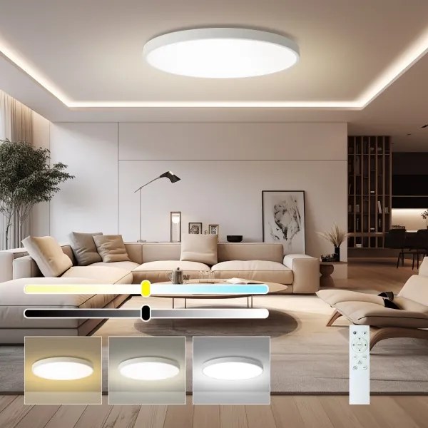 Brilagi - Dimmelhető LED világítótest POOL SMART LED/128W/230V átm. 100 cm Wi-Fi Tuya fehér + távirányító