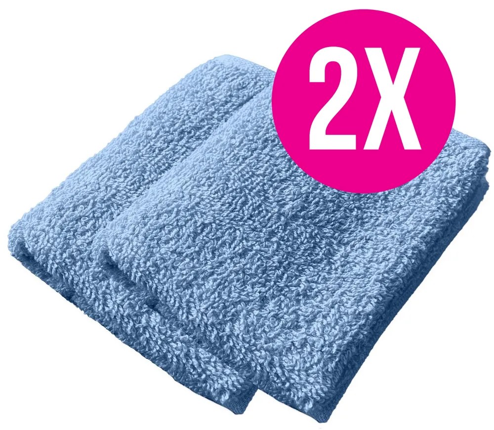 2x Homa RIAN BLUE frottír törölköző 30x50 cm