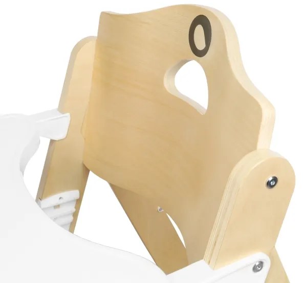 Lionelo - Gyermek etetőszék 3 az 1-ben FLORIS Fehér/Natúr