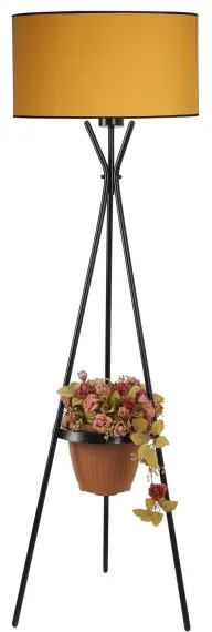 Állólámpa VENEDIK 1xE27/60W/230V narancssárga/fekete