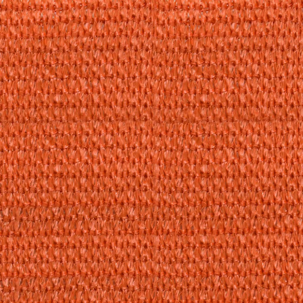 narancssárga HDPE napvitorla 160 g/m² 2 x 2 m