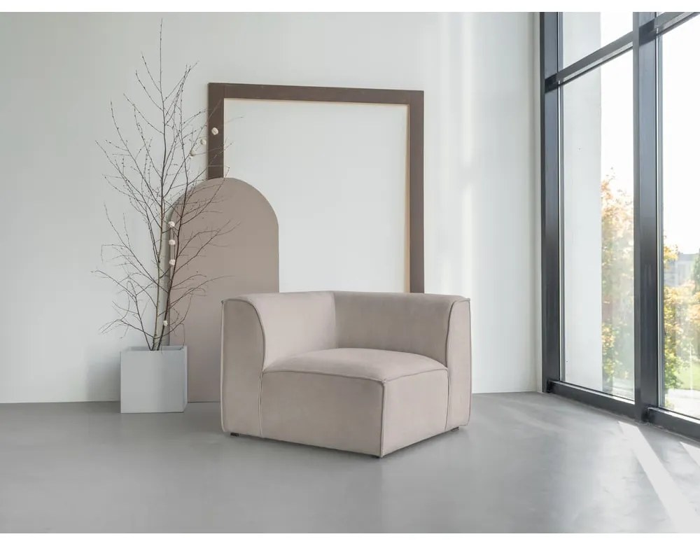 Bézs kanapé modul Flex Felix – Miuform