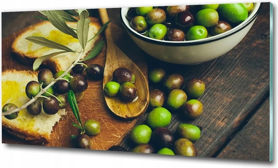 Fotótapéta üvegfalra Lime jéggel 100x70