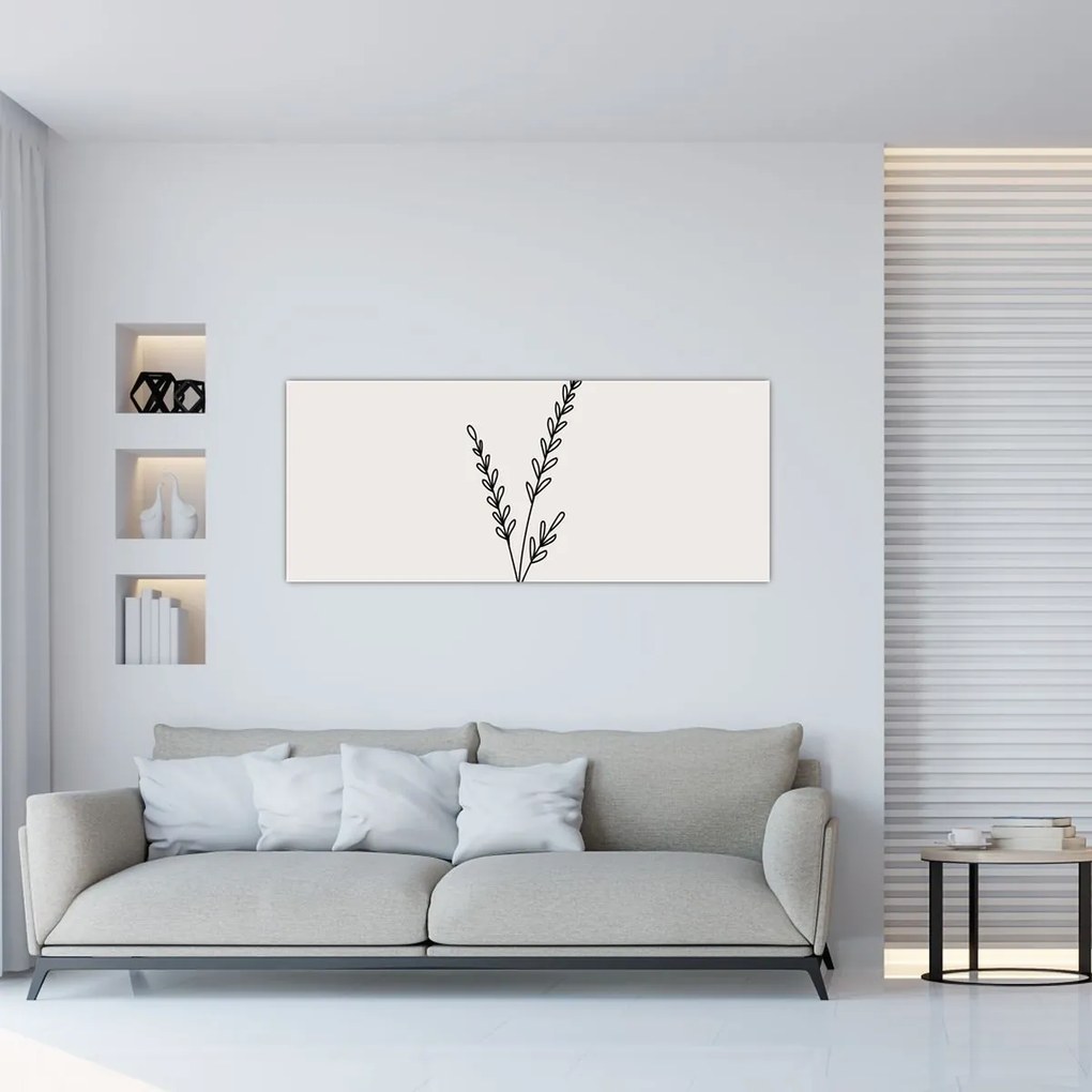 Kép - rét virág N⁰2 (120x50 cm)