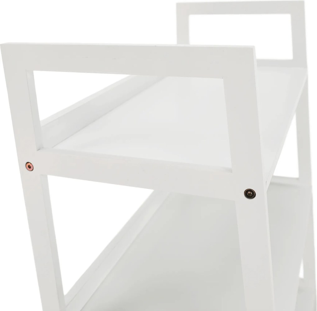 3 polcos állvány, fehér, REON TYP 1