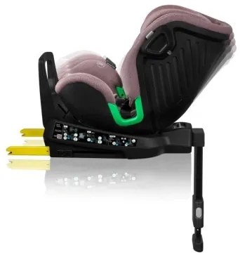 Lionelo HARMONY i-Size 40-150 cm forgatható autósülés alapzattal, rózsaszín