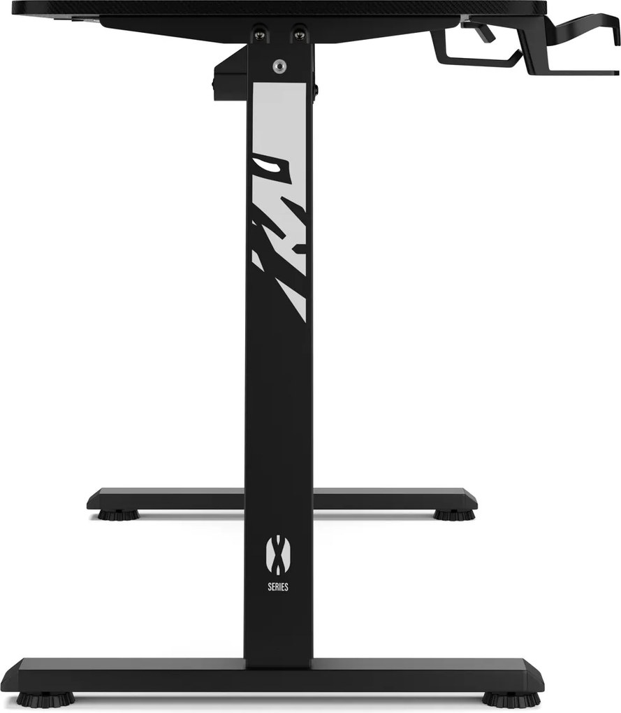 Elektromosan magasságban állítható íróasztal 140 cm fekete: Diablo X-Tensio 1400