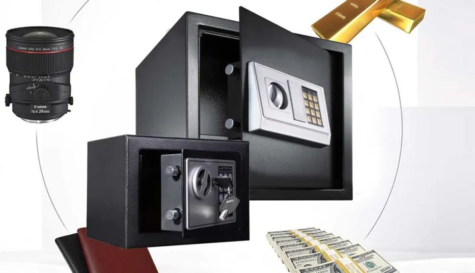 Digitális széf 2 típusban - kicsi, fekete