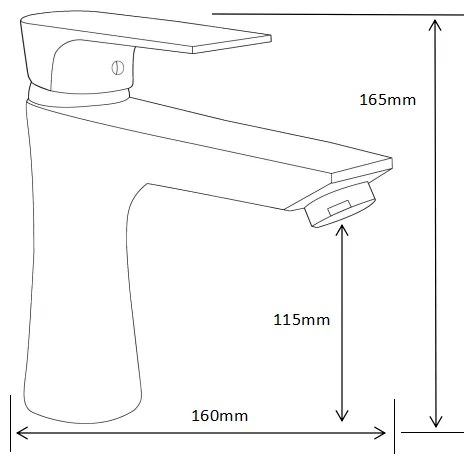 Mexen Axel R62 fürdőszett, fekete, 73803R62-70