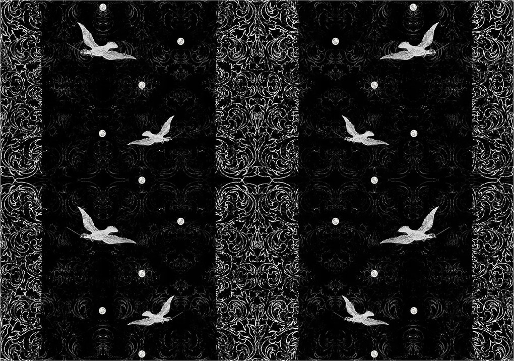 Flizelin fotótapéta Madarak Absztrakt Minimalizmus Dísz 312x219 +ragasztó