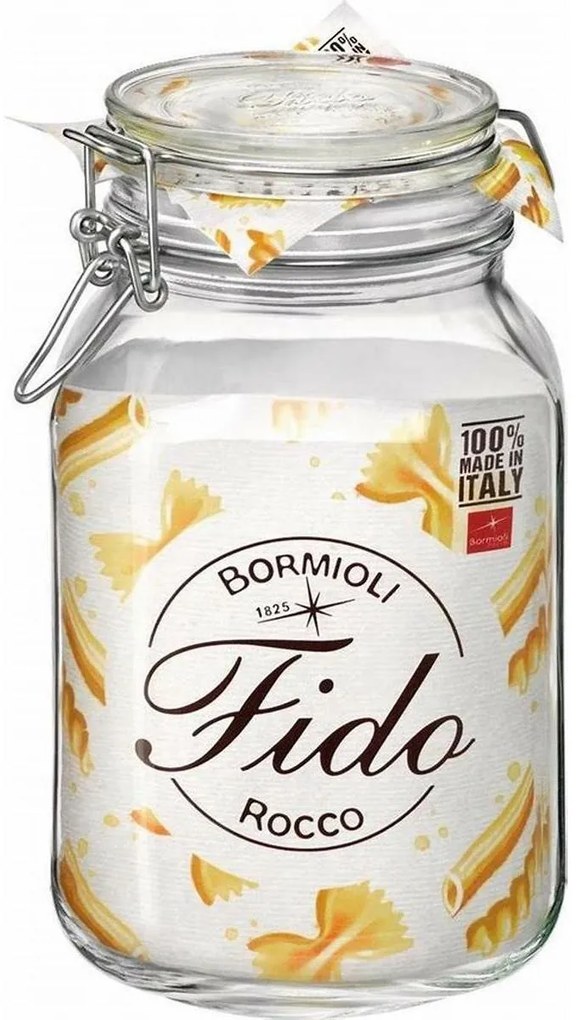 Bormioli Rocco FIDO csatos befőttesüveg, 1 l