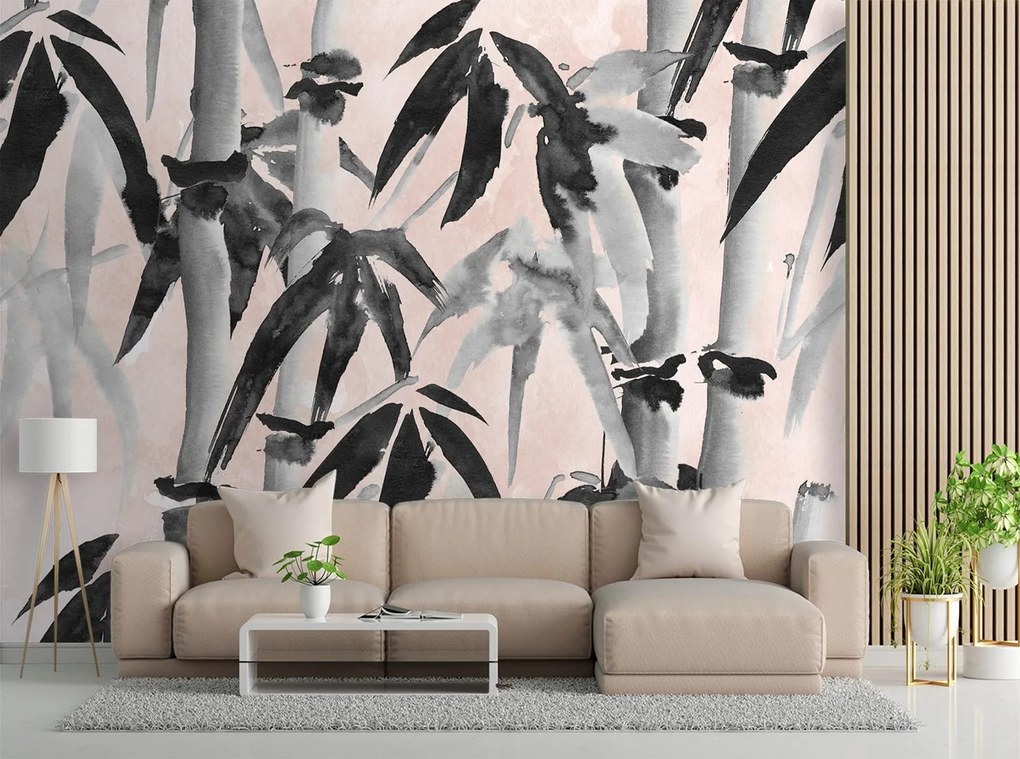 Gario Fotótapéta Bambusz erdő - absztrakt Anyag: Vlies, Méret: 350 x 245 cm