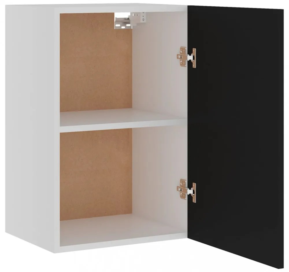 “Lyon” fekete szerelt fa függő szekrény 39,5 x 31 x 60 cm