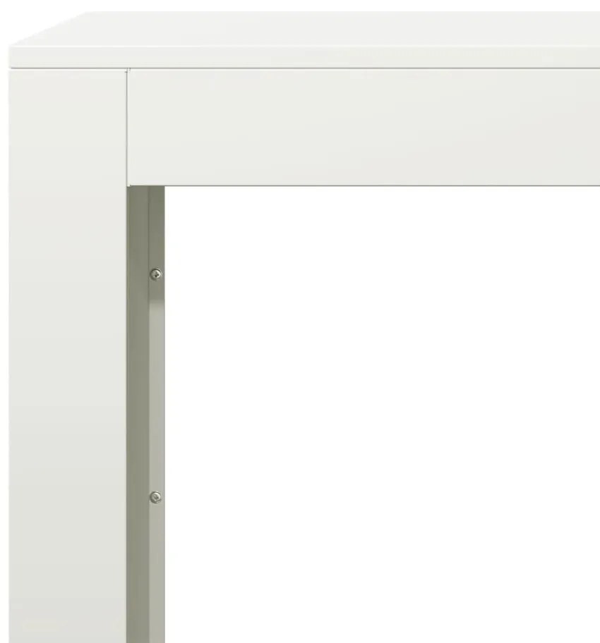 fehér acél tűzifatároló 60 x 40 x 100 cm