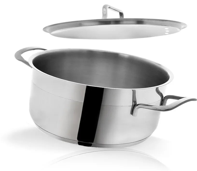 Orion Anett rozsdamentes acél lábas fedővel, 1,2 l, 1,2 l