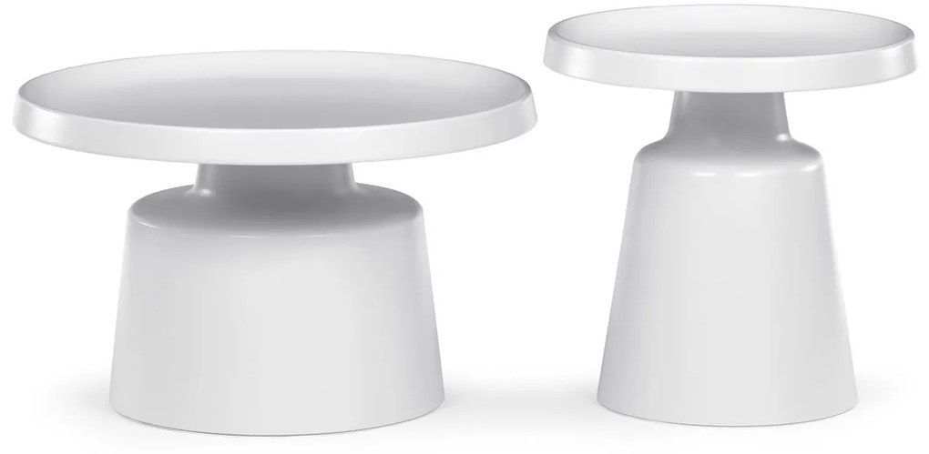 F4114 WT konferenciaasztal-készlet, fehér, 2 db