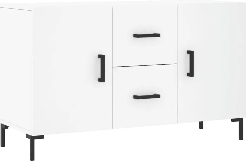 vidaXL fehér szerelt fa tálalóasztal 100 x 36 x 60 cm