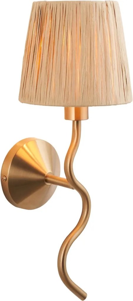 Endon glamour modern fali lámpa wriggle antik sárgaréz end114227