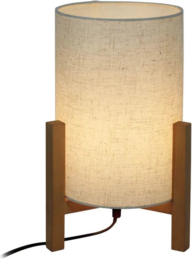Italux modern skandináv asztali lámpa ones fehér fa itxtb-85930-m-wh-wo