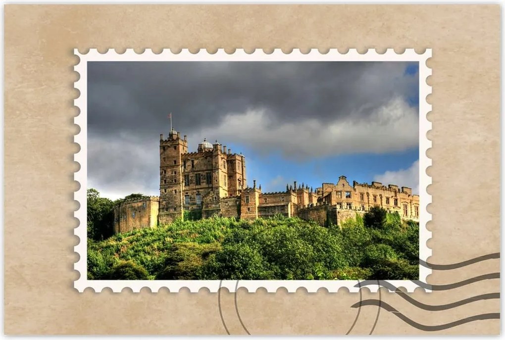 Poszterek 90x60 Kastély Sötét felhők