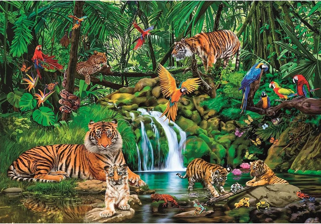 Állatos Jungle Retreat 300 db-os puzzle Clementoni