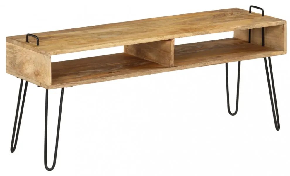 tömör mangófa TV-állvány 110 x 35 x 45 cm