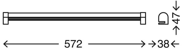 Briloner 2243-118-LED állítható fürdőszobai tükörvilágítás LED/10W/230V IP44