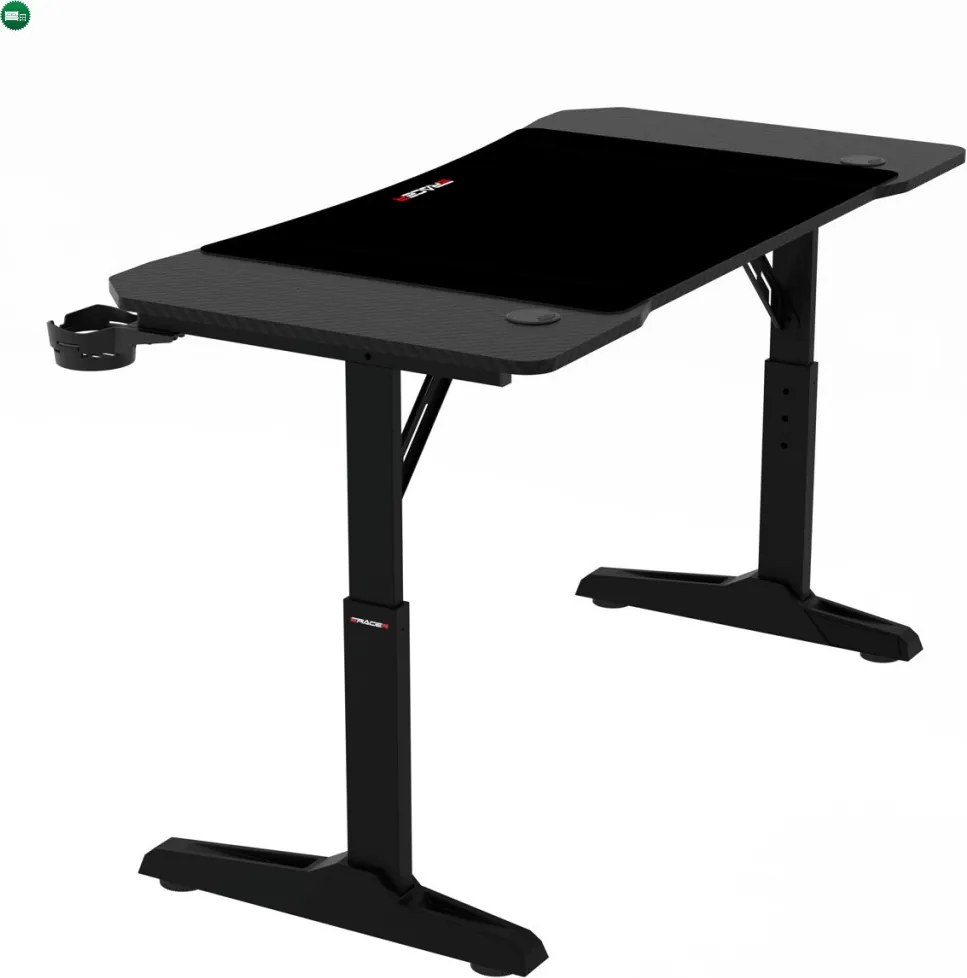 NERO karbon gamer asztal 160 × 60 cm