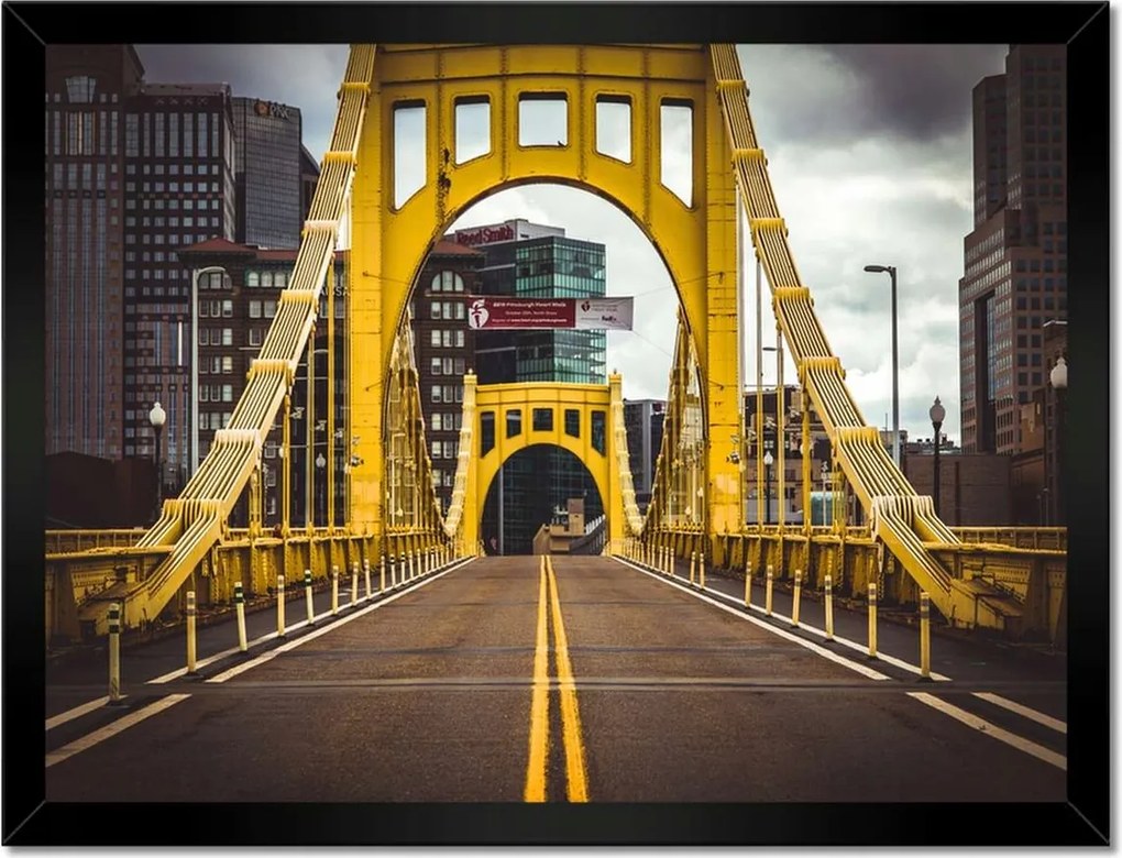 Poszterek keretben 40x30 Városi táj Kilátás