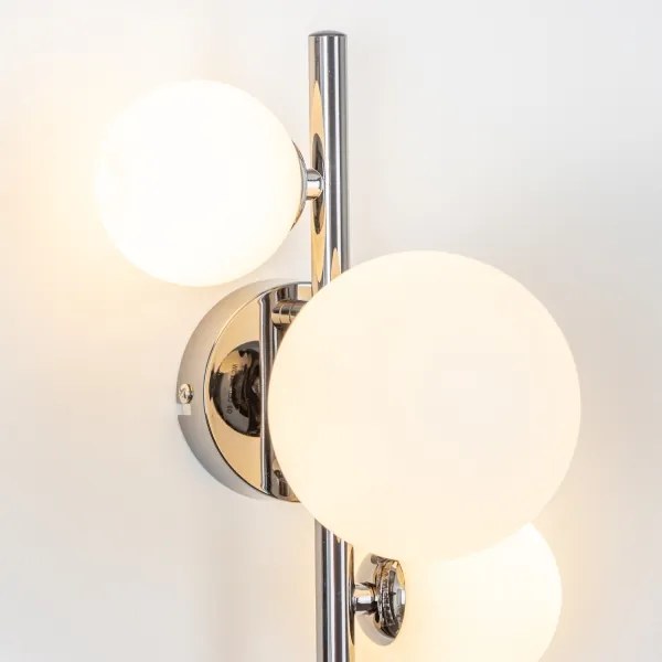 Brilagi - LED Fali lámpa MILLA 3xG9/3W/230V fényezett króm/fehér