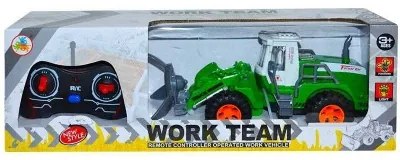 Work Team Csőrös Kotró Játék RC távirányítóval és LED lámpával 1:30 27 Mhz Targonca Munkagép