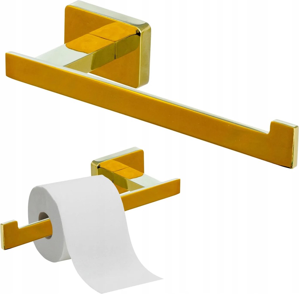 Wc-papír Tartó Akasztó Loft Wc Arany