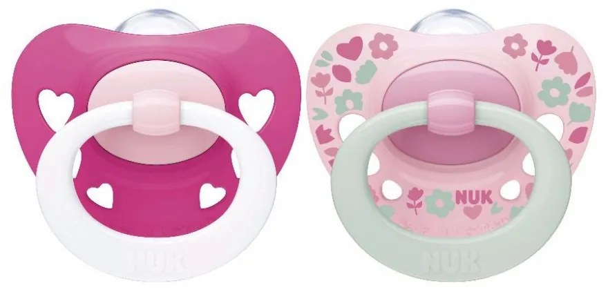 Baba cumi NUK Signature 6-18h 2 db lány