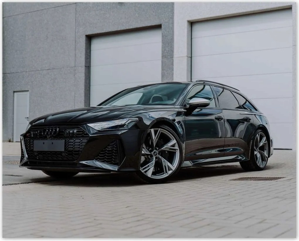 Poszterek 50x40 Fekete Audi autó