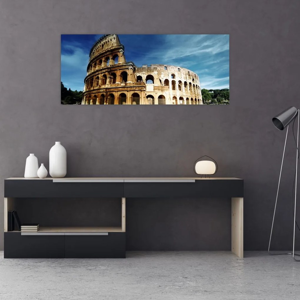 Kép - Colosseum Rómában, Olaszországban (120x50 cm)