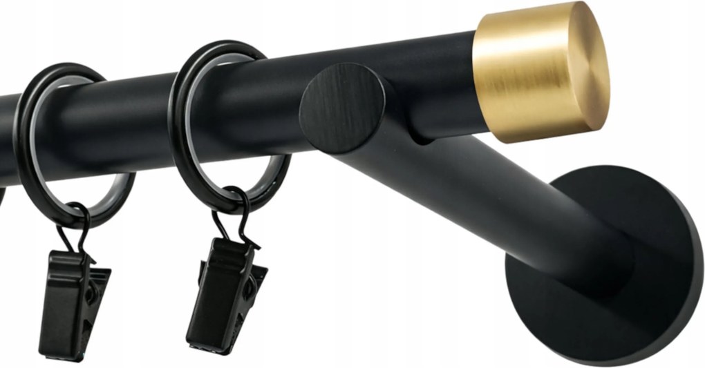 Függönykarnis szimpla Fém 19mm Luna Gold 320cm